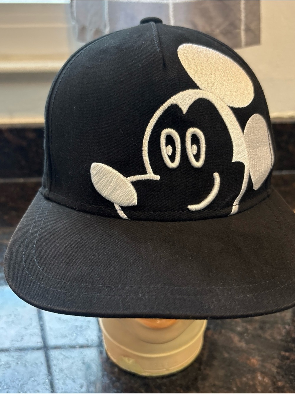 Disney ARTIST SERIES Mickey Mouse Baseball Cap by Deborah Salles / Black  Adjust